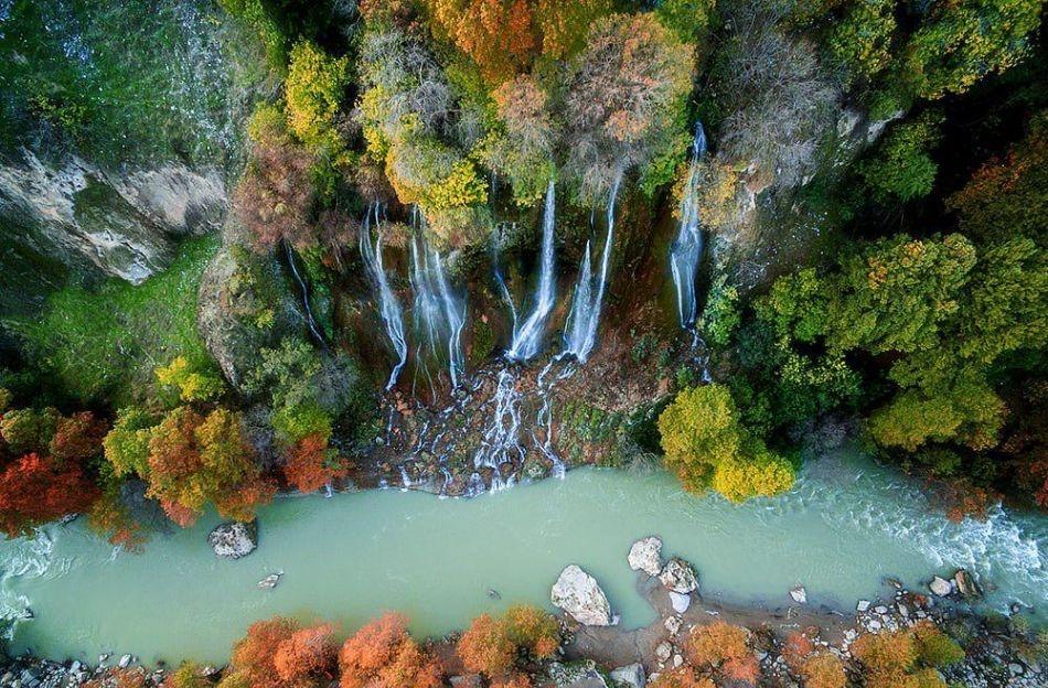آشنای با آبشار بیشه استان لرستان Bisheh Waterfall