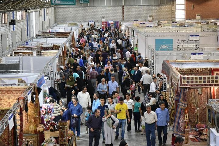 فروش 1، 35میلیارد تومانی در نهمین نمایشگاه ملی صنایع دستی فروش 1، 35میلیارد تومانی در نهمین نمایشگاه ملی صنایع دستی تبریز