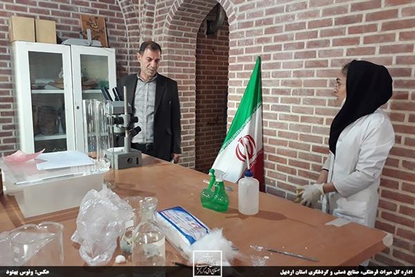 مرمت اشیای مکشوفه قلعه یل سویی گرمی شروع شد
