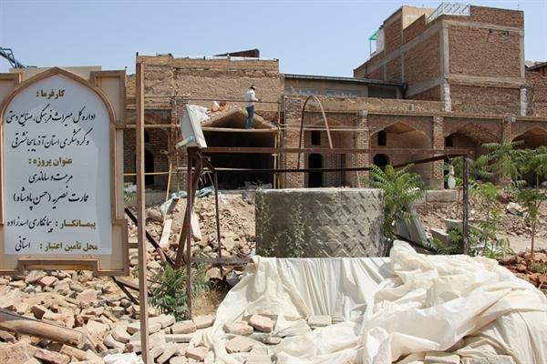 مجموعه عمارت نصریه سلطان حسن تبریز در جهت احیا
