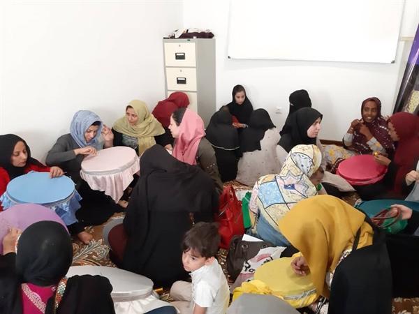دوره آموزشی به دوزی گلابتون دوزی در روستای بحل جاسک برگزار دوره آموزشی به دوزی گلابتون دوزی در روستای بحل جاسک برگزار گشت