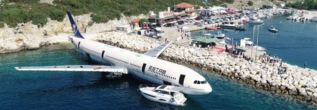 فیلم ، ماجرای هواپیمایی که زمینی ایران را طی کرد ، هواپیما برای گردشگری زیر آب های خلیج فارس می رود