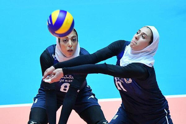 تیم ملی والیبال بانوان ایران مقابل قزاقستان بازنده شد
