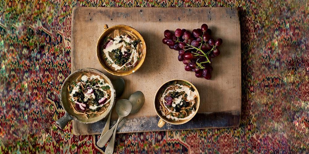 طرز تهیه آش بی بی سه شنبه نذری معروف اراکی