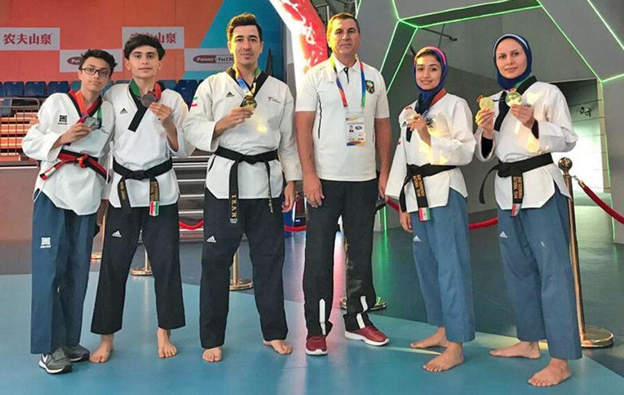 خاتمه کار پومسه روهای ایران با کسب 4 مدال در مسابقات جام جهانی 2019