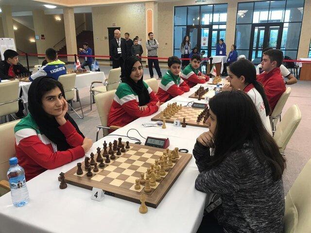 پنجمی ایران در مسابقات شطرنج سریع و برق آسای تیمی زیر 17 سال جهان