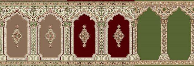 معماری مساجد و فرش سجاده ای