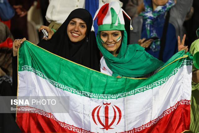 بازتاب حضور زنان در استادیوم در رسانه های دنیا، بازی دو سر برد برای ایران