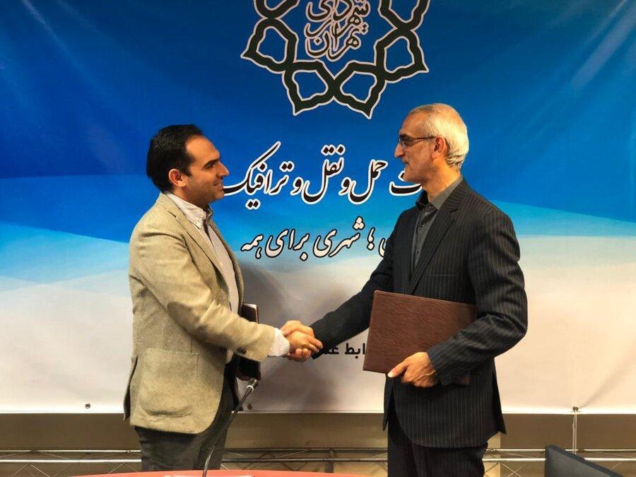 قرارداد همکاری یک شرکت مسافربر اینترنتی و معاونت حمل ونقل شهرداری تهران منعقد شد