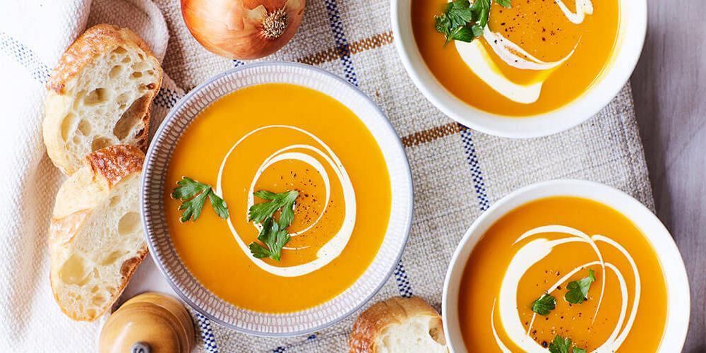 طرز تهیه سوپ کدوحلوایی مجلسی طرز تهیه سوپ کدوحلوایی مجلسی
