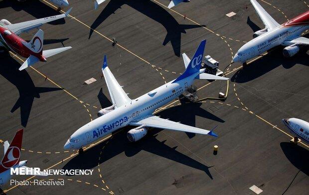 زمین گیر شدن 50 هواپیمای بوئینگ به دلیل وجود تَرَک در بدنه