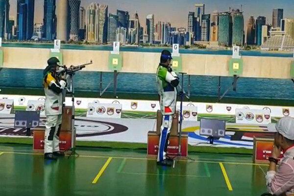 تیم میکس تفنگ بادی ایران چهارم آسیا شد