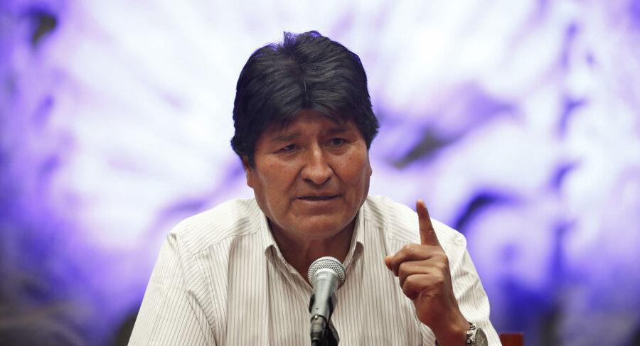مورالس آمادگی خود را برای حضور در انتخابات آینده بولیوی بیان کرد
