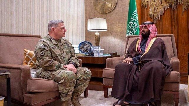 رئیس ستاد مشترک ارتش آمریکا با بن سلمان دیدارکرد