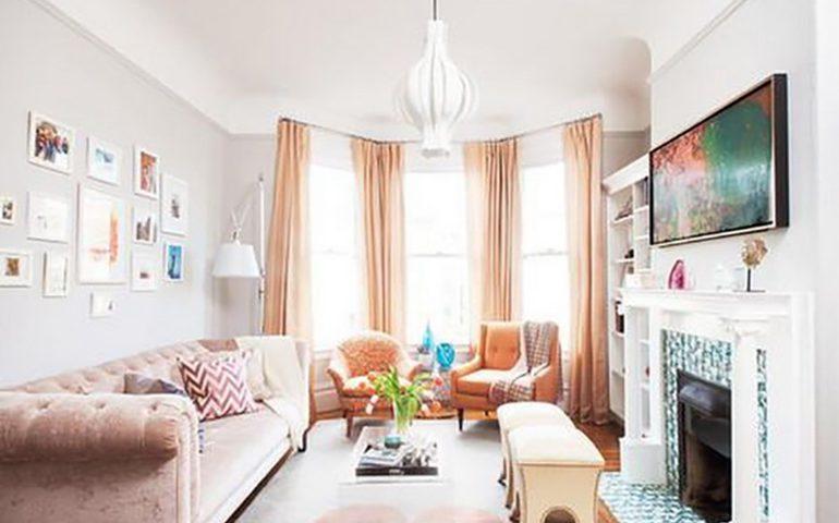 طراحی دکوراسیون اتاق نشیمن کوچک