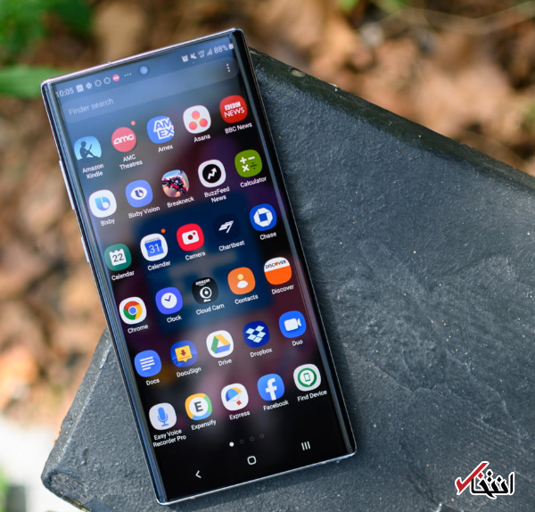 گوشی گلکسی نوت 10 سامسونگ به روزرسانی پایدار اندروید 10 را دریافت کرد