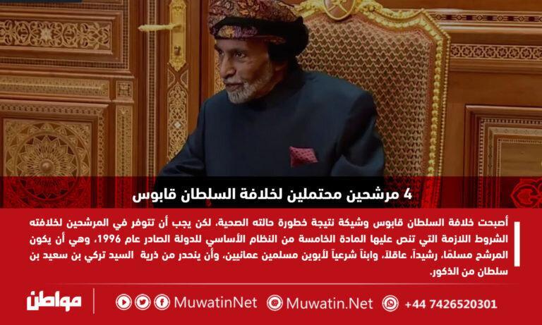 چه کسی جای سلطان قابوس را خواهد گرفت؟ چه کسی جای سلطان قابوس را خواهد گرفت؟