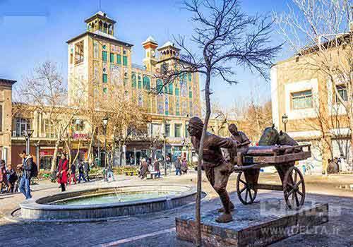 کوچه مروی تهران ؛ کوچه رنگ و لعاب کوچه مروی تهران ؛ کوچه رنگ و لعاب