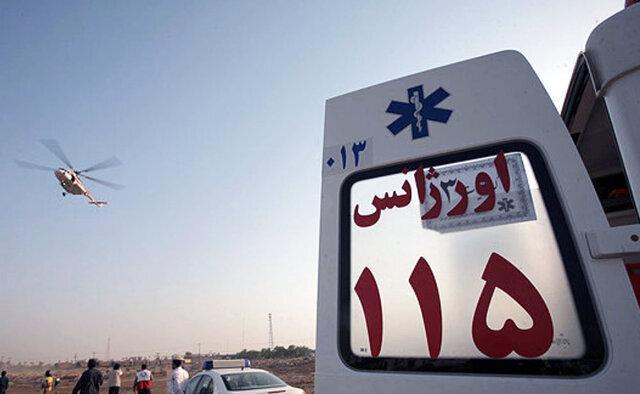 انتقال هوایی 2 مادر باردار به مراکز درمانی خوزستان
