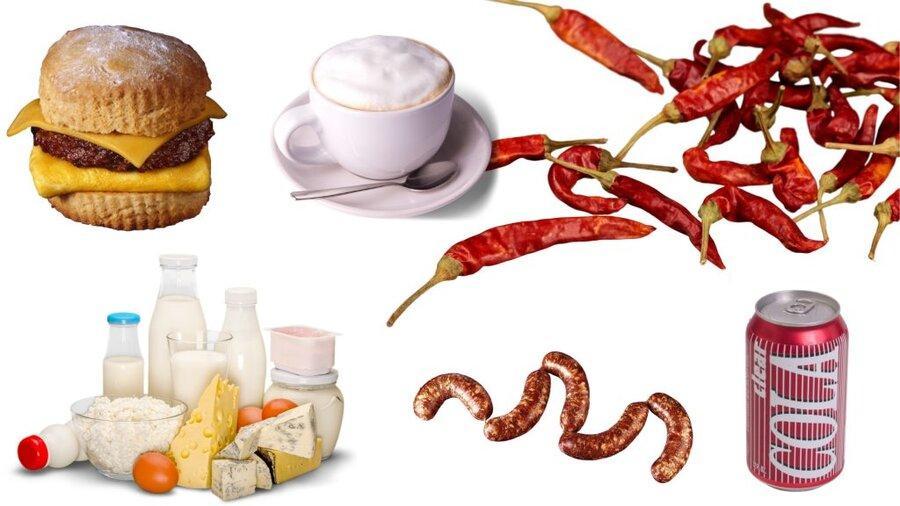 نکته بهداشتی ، پرهیز غذایی برای سوزش سردل