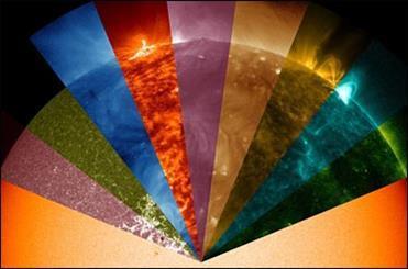 چرا خورشید را زرد می بینیم، تصویری از رنگهای مختلف تنها ستاره ما