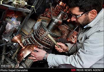صنعت مسگری زنجان رو به رشد است صنعت مسگری زنجان رو به رشد است