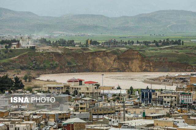 خسارت سیل به پل ها و راه های روستایی کوهدشت