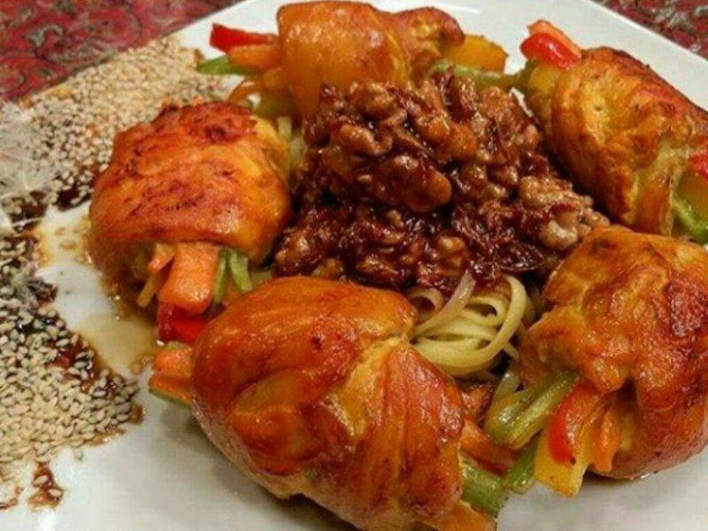 آموزش آشپزی؛از کباب لقمه زعفرانی و کوبیده استانبولی تا دلمه مرغ خوشمزه