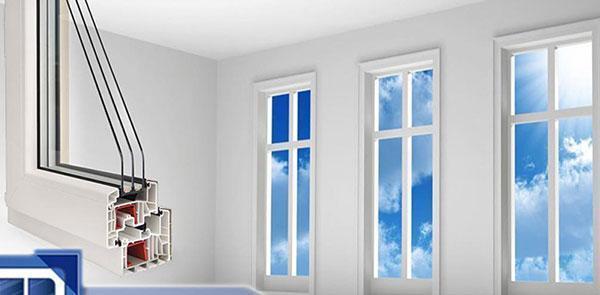 پنجره دو جداره upvc