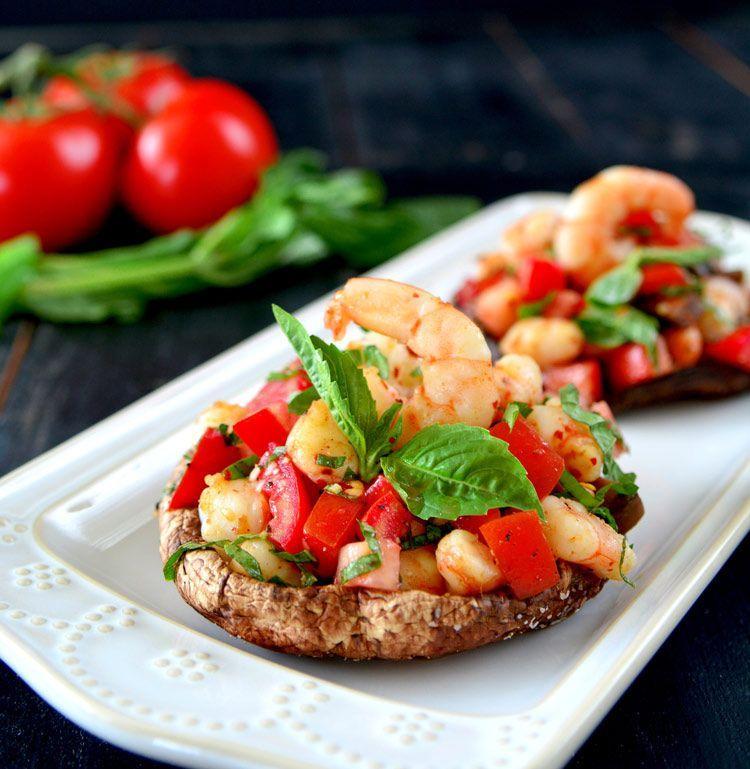 چگونه قارچ شکم پر با میگو درست کنیم؟