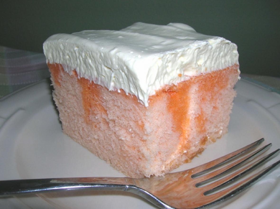 طرز تهیه کیک پرتقالی ژله ای