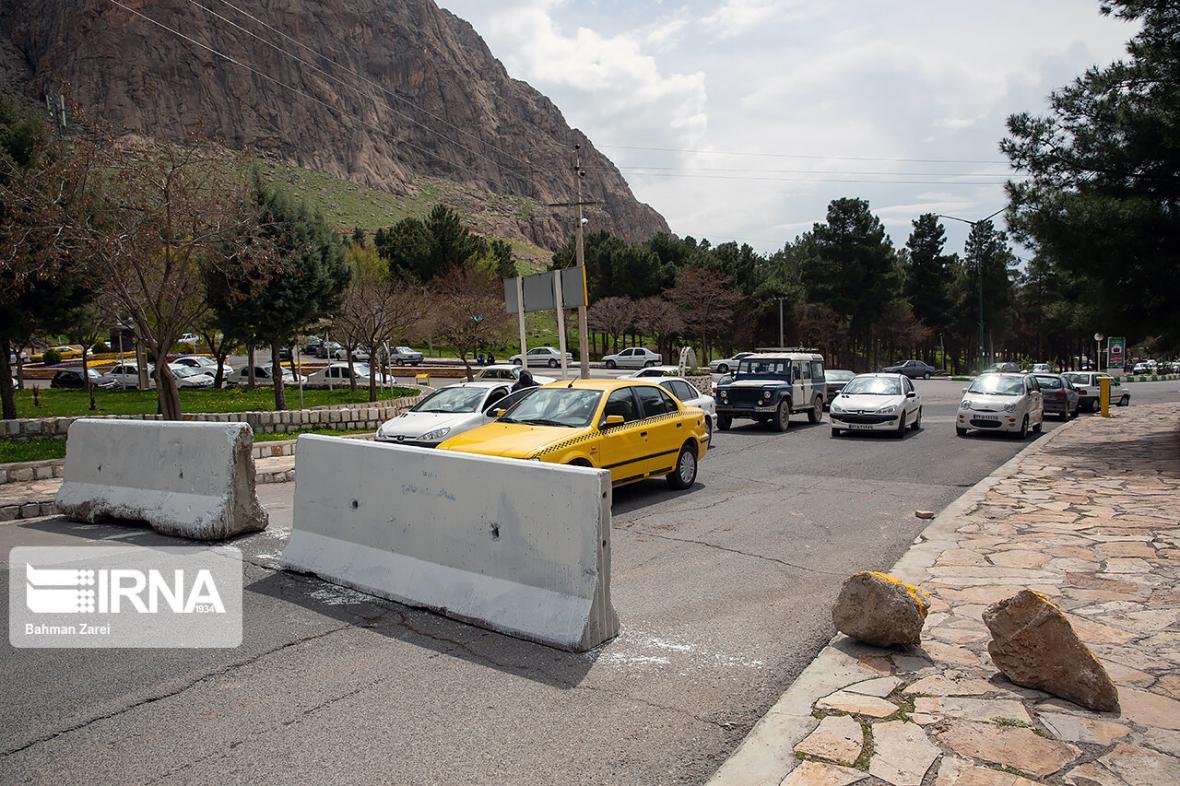 خبرنگاران راستا دسترسی به پارک های شهری خرم آباد بسته شد