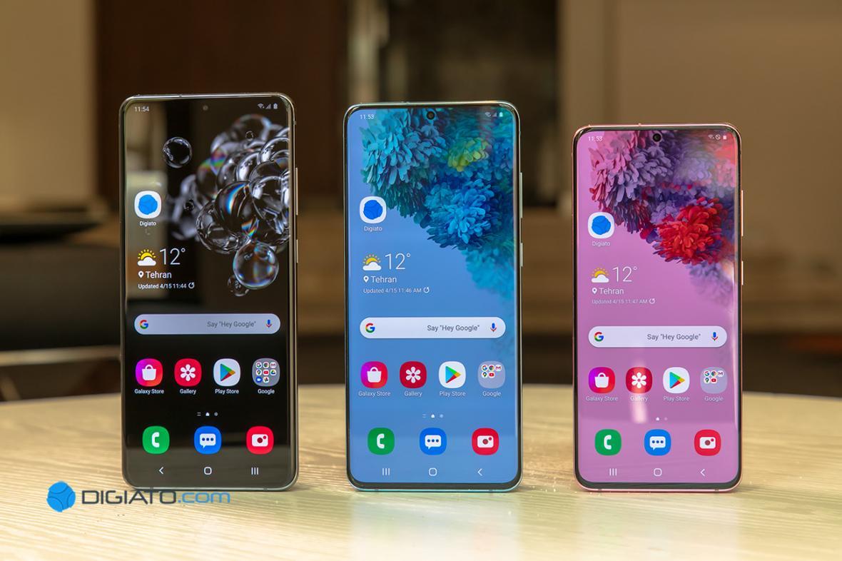 آپدیت نرم افزاری برای حل مشکل نمایشگر گلکسی S20