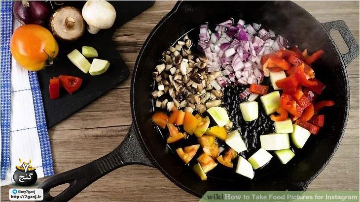 آموزش عکاسی از غذا برای اینستاگرام