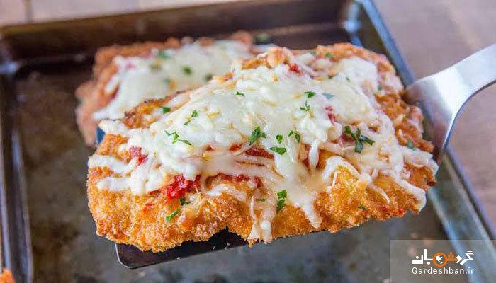 طرز تهیه چیکن پارمزان خوش طعم