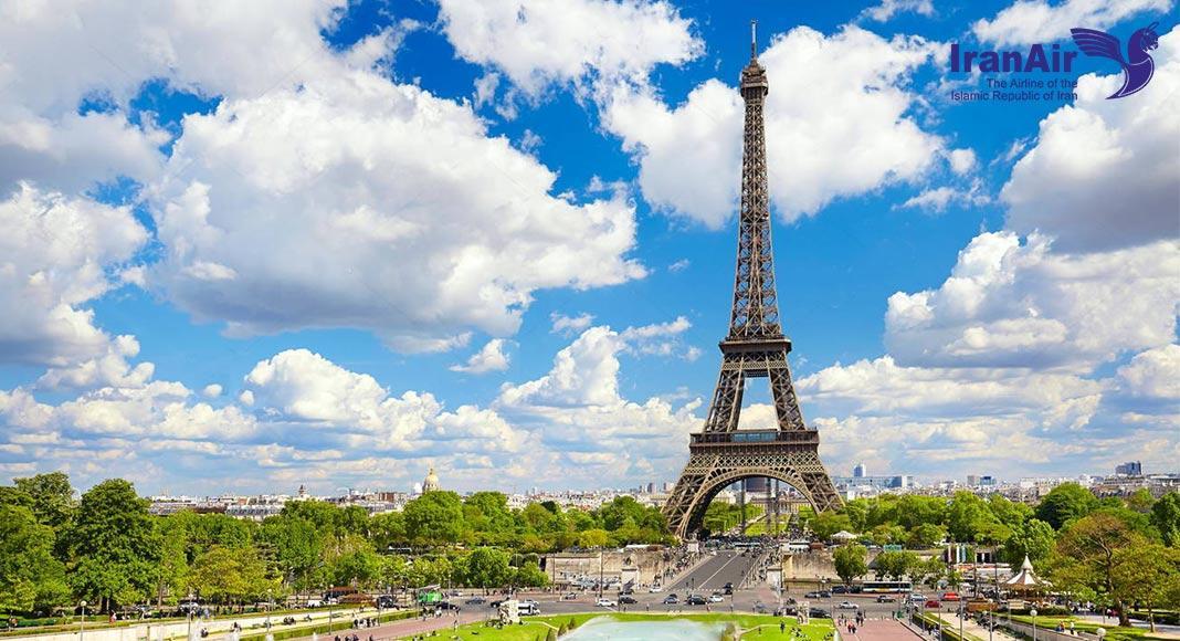 پرواز فوق العاده ایران ایر پاریس
