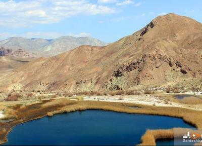 دریاچه آهنک از جاذبه های دیدنی روستای سیمین دشت فیروزکوه