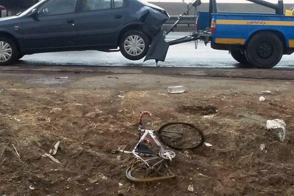 فوت یک نفر در تصادف زنجیره ای آزادراه کرج- قزوین