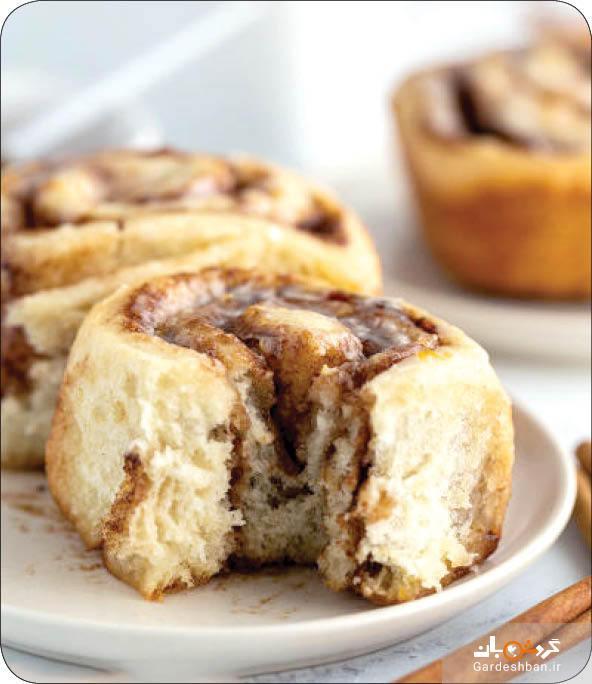 طرز تهیه شیرینی رول دارچین برای افطار