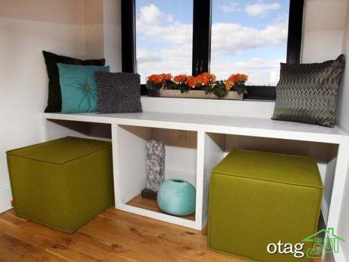 مدل های جدید کتابخانه و باکس زیر پنجره با طراحی هوشمندانه