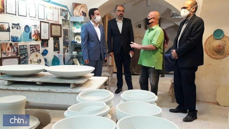 بازدید مدیرکل میراث فرهنگی، گردشگی و صنایع دستی آذربایجان بازدید مدیرکل میراث فرهنگی، گردشگی و صنایع دستی آذربایجان شرقی از کارگاه های صنایع دستی تبریز