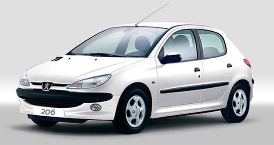 با انواع تیپ های پژو 206 بیشتر آشنا شوید
