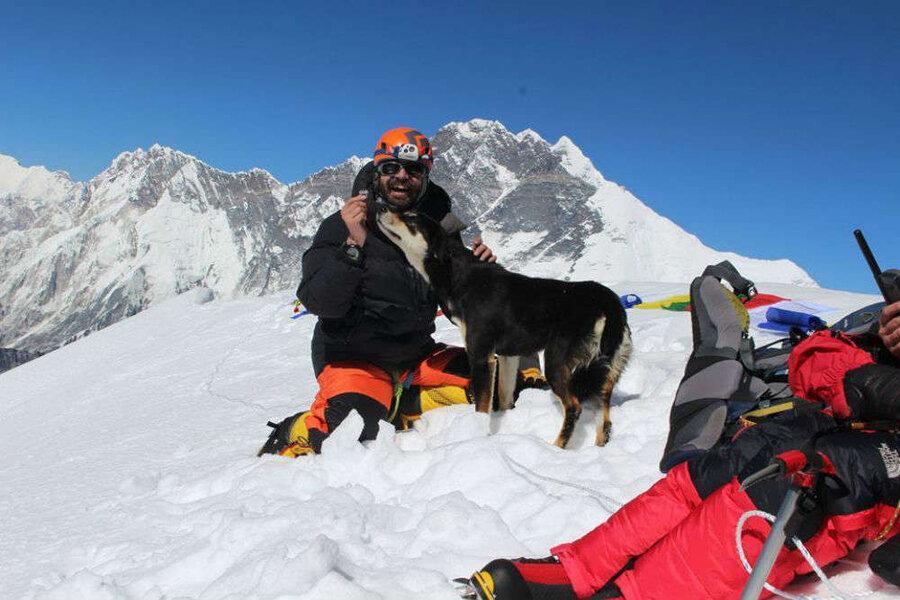 میرا؛ اولین سگی که قله بلند بارونتس در هیمالیا را پشت سر گذاشت