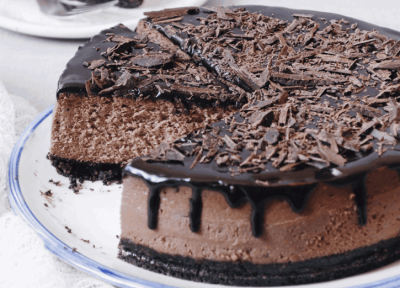 چطور چیز کیک شکلاتی درست کنیم؟