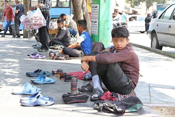 55 درصد بچه ها کار و خیابانی ایرانی نیستند