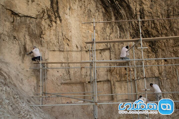 نجات کتیبه های شاپور اول در مرودشت از خطر تخریب