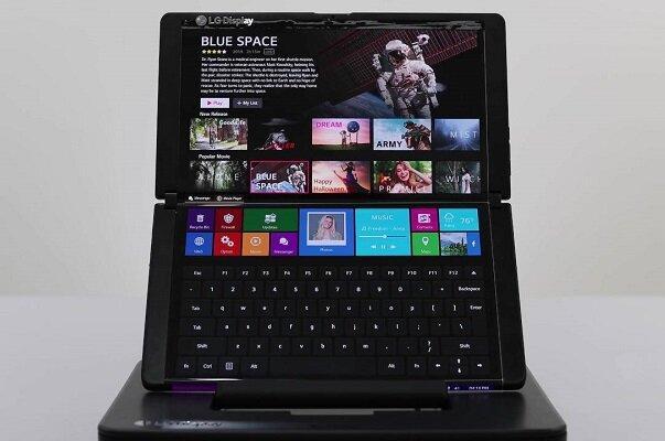 نمایشگر لوله شدنی برای رایانه های کوچک