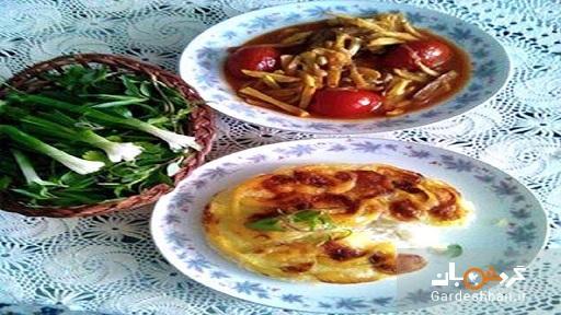 خورش سیب زمینی و گوجه با غوره تازه