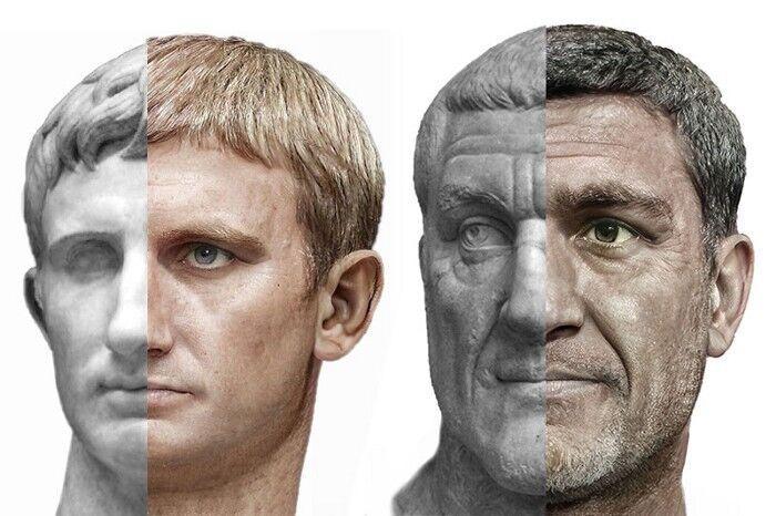 خبرنگاران شبیه سازی چهره امپراطوران رُم با ترکیب هنر و هوش مصنوعی