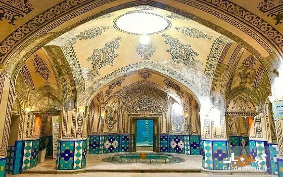 حمام تاریخی سلطان امیر احمد؛ از جاذبه های زیبای کاشان، عکس